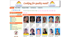 Desktop Screenshot of centralmaid.com